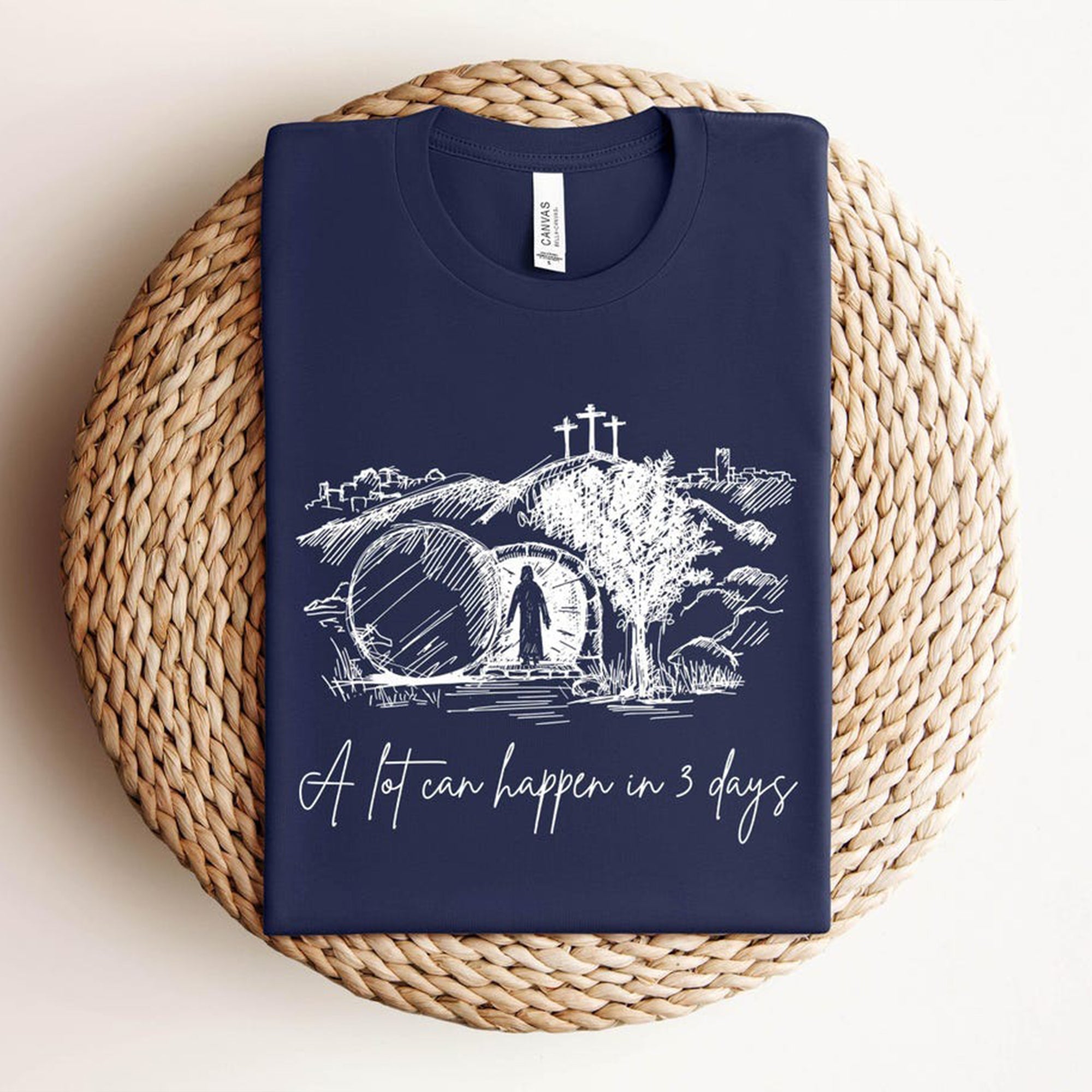 A lot can happen in 3 days Sweatshirt,Christian Easter Sweatshirt,Easter Shirt,Jesus Sweatshirt,Jesus Shirt,A lot can happen in 3 days Shirt. ILAF49